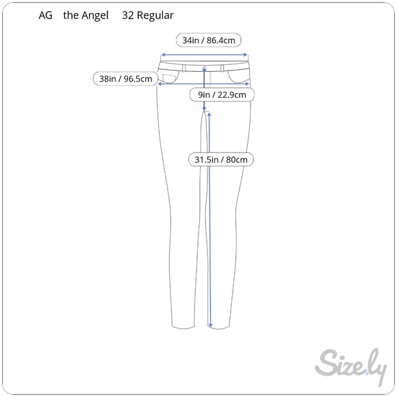 AG the Angel Women's Jeans - Picture 3 of 6
